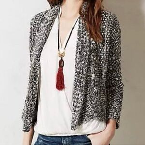 Anthropologie Moth Woodhouse Drape Front Cardigan